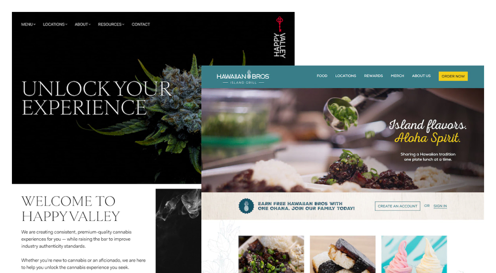 Websites we've designed
